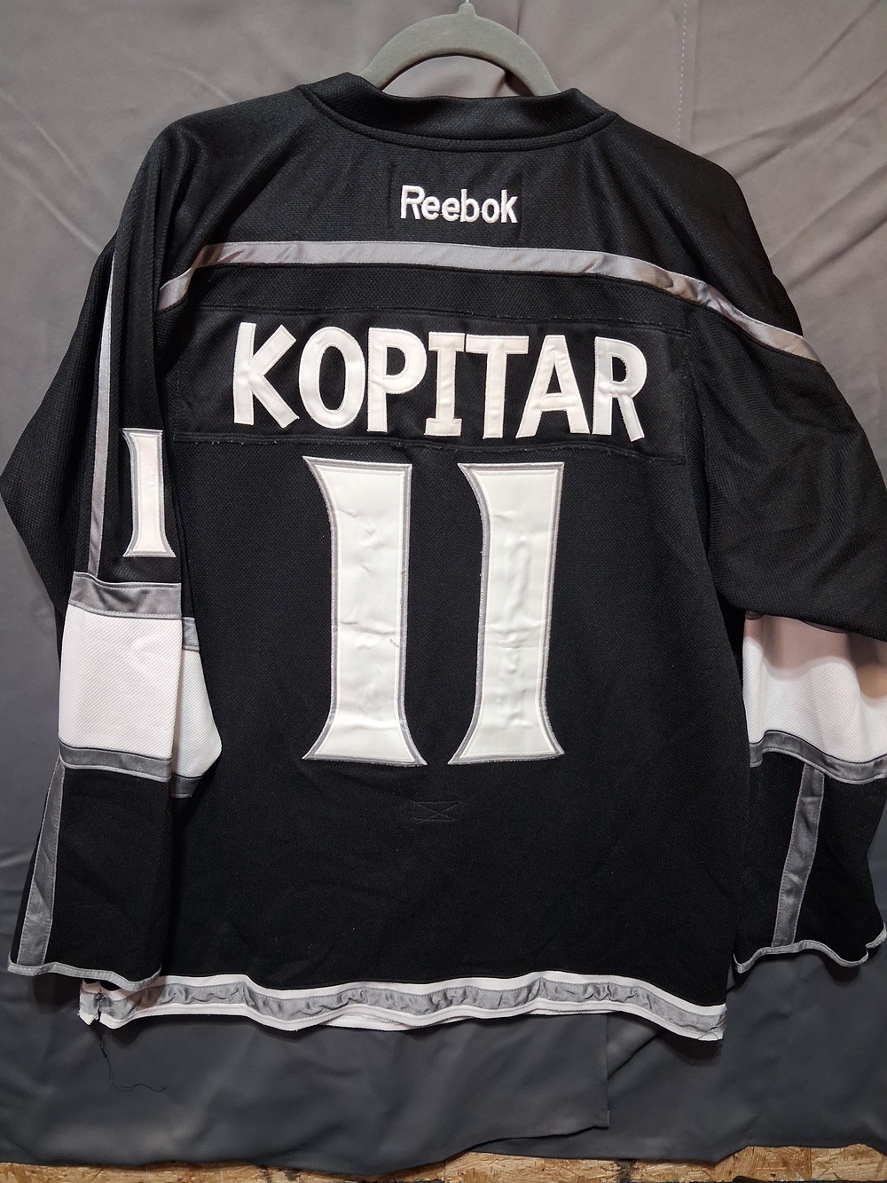 Reebok Kopitar #11 Black Hockey Jersey